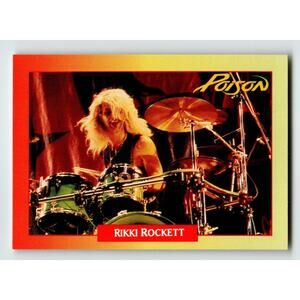 Poison Rikki Rockett 1991 Rockcards Brockum #132